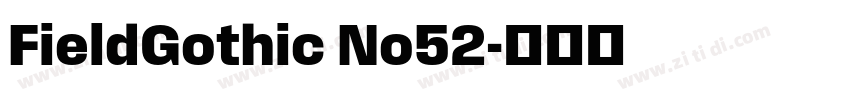 FieldGothic No52字体转换